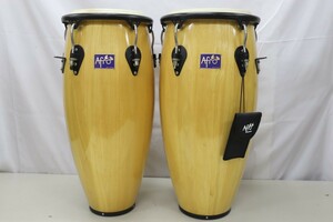 Afro アフロ ウッドコンガ パーカッション 打楽器(T1617)