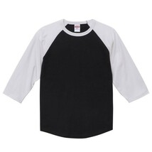 Tシャツ 七分袖 XL グレー ブラック ラグラン 厚手 5.6オンス 綿 無地T 七分 7分 7分袖 無地 綿100％ コットン A662 LL 2L 灰 黒 灰色 黒色_画像7