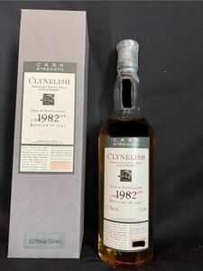 【状態良好】クライヌリッシュ CLYNELISH 1982-1997 花と動物 カスクストレングス LIMITED BOTTLING 57.7％ 700ml 検(マッカラン