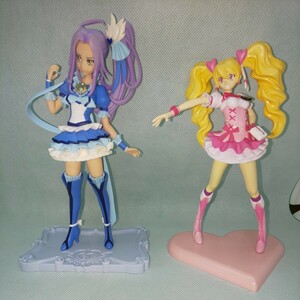 スイートプリキュア DXガールズフィギュア キュアビート キュアピーチ プライズフィギュア 匿名配送