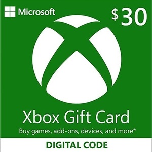 USA 北米版 Xbox Microsoft ギフトカード $30 ドル分 コード配信