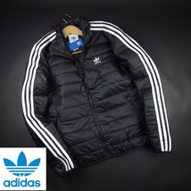 新品★アディダス オリジナルス/adidas/パデッド スタンドカラー パファージャケット273/212黒/【2XL】_画像1