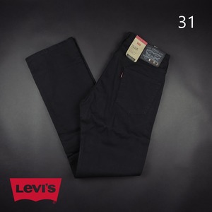 新品★Levi’s/リーバイス/513 スリムストレート ブラックジーンズ124/黒/【31】