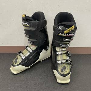 【SB004】スキーブーツ☆SALOMON サロモン☆サイズ：27～27.5cm 317mm☆ファンスキー スキー用品 スノーウェア