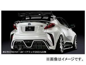 シルクブレイズ GLANZEN リアバンパー トヨタ C-HR ZYX10/NGX50 2016年12月～ 未塗装 LED無 GL-CHR-RB