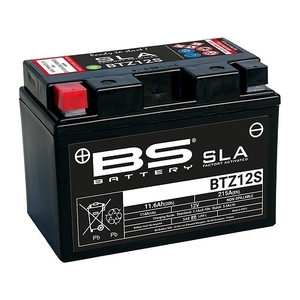 BSバッテリー バイク用バッテリー SLAバッテリー ホンダ フェイズ/ABS MF11 SM2509/B/C、A9/B/C 250cc BTZ12S 2輪