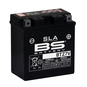 BSバッテリー バイク用バッテリー SLAバッテリー BTZ7V 2輪