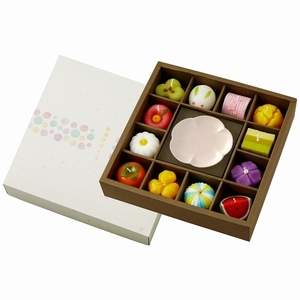 カメヤマ 和菓子型キャンドル・皿セット T9626-00-00(2289-076)