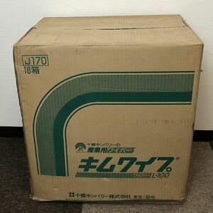 未使用 日本製紙クレシア キムワイプ ワイパー L-100 18箱セット ☆1箱:200枚入り×18箱☆ 大量