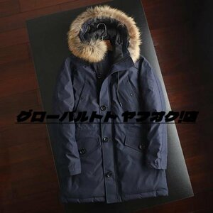 新品★秋冬?プレミアム高級毛皮?豪雪 超防寒premium多機能 －30℃極地観測! 高品質 贅沢 ダウンジャケット