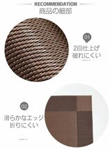 ランチョンマット プレースマット両面防水 防水 防汚 断熱 滑り止め PVC 断熱 吸水 速乾性 断熱 4枚セット ☆カラー/6色選択/1点_画像4