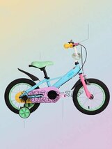 実用★ 子供用自転車 2 3 4 5 6歳 14インチ 幼児用 子供用自転車 ランニングバイク 誕生日プレゼント 子供のギフトF376_画像3