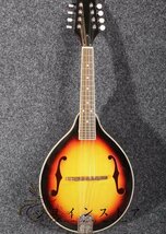 高級製品! 職人手作り製作 マンドリン Mandolin 表面単板 スプルース 高級 良い音色 演奏 高品質 ケース付き_画像2