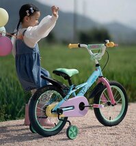 実用★ 子供用自転車 2 3 4 5 6歳 14インチ 幼児用 子供用自転車 ランニングバイク 誕生日プレゼント 子供のギフトF376_画像2