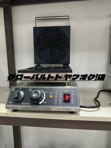 豪華電気 ハート形 ベルギーワッフル ホットスナックメーカー 5個焼き 単相 110V 厨房/業務/店舗