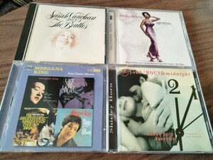 ジャズボーカル CD ４枚set サラ・ボーン beatles Morgana King Shirley horn Round midnight Della Reese All of me Jazz 