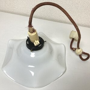 送料込み ■ 東芝 ペンダントライト ガラス シーリングライト ガラスシェード 昭和レトロ アンティーク