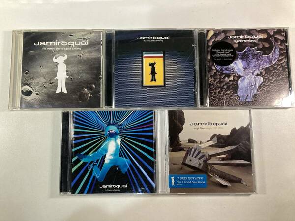 W8016 ジャミロクワイ 5枚セット｜Jamiroquai High Times: Singles 1992-2006 A Funk Odyssey Synkronized Travelling Without Moving