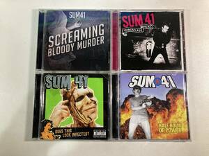 W8028 SUM 41 4枚セット｜Screaming Bloody Murder Underclass Hero Does This Look Infected? Half Hour of Power