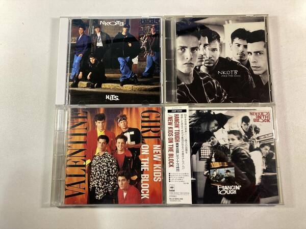 W8040 ニュー・キッズ・オン・ザ・ブロック 4枚セット｜New Kids On The Block NKOTB Hangin' Tough Face the Music H.I.T.S.