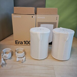 sonos era 100 ホワイト 2台セット ほぼ新品未使用