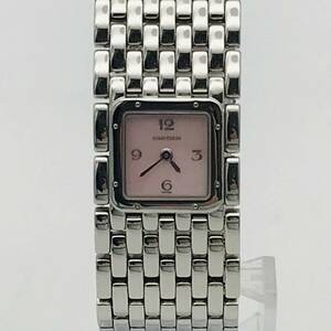 Cartier カルティエ パンテールリュバン 2420 レディース 腕時計 シェル文字盤 ピンク 稼働品 中古 クオーツ