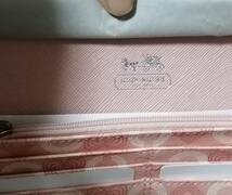 COACH/コーチ　ウェイバリーハーツ柄　ピンク　長財布　未使用_画像3