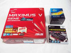 【マザーボードセット】 ASUS LGA1155 M-ATX マザー + intel i7 + 8GB-DDR3メモリ 