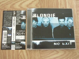 【CD】ブロンディ BLONDIE / ノー・エグジット　国内盤