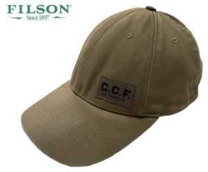 ★USA製 FILSON フィルソン C.C.F. ボックスロゴ キャップ 帽子 