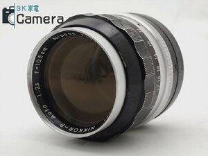 Nikon NIKKOR-P Auto 10.5cm F2.5 非Ai ニコン