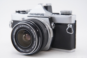 【 訳あり品 】 オリンパス M-1 希少 腐食無し OLYMPUS ZUIKO f2.8 35mm　 レンズ、ボディセット #115