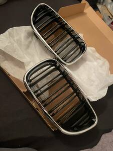 BMW フロントGrille leftright メッキ＆マットブラック 7295521 7295525 未使用品 美品