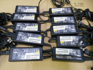 FUJITSU ACアダプタ 10個セット A11-065N5A (FMV-AC332A) 19V=3.42A 外径5.5 内径2.6 (99