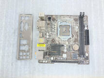 ★ASRock　H81M-ITX　Mini-ITXマザーボード　IOパネル付属　LGA1150★ 動作品_画像1