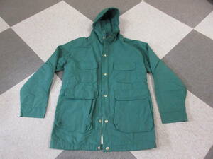 80s90s ウールリッチ マウンテンパーカ S 緑 USA製 WOOLRICH ナイロン ヴィンテージ オールド アウトドア ジャケット 