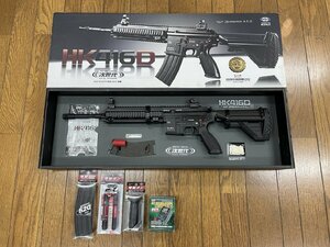 ◇P107/ 1円～動作品 東京マルイ 次世代電動ガン HK416D 箱説・マガジン2点・フォアグリップ・バッテリー、チャージャー付