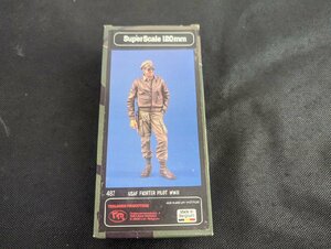 ○M410/VERLINDEN PRODUCTIONS バーリンデン・プロダクションズ WWII USAF FIGHTER PILOT/戦闘機パイロット/ガレージキット/487/1円～