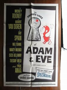 OF1003/US版1sh 映画ポスター【The Private Lives of Adam and Eve】監督 アルバート・ザグスミス /ORG 60/27