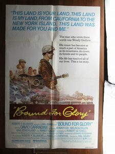 OF970/US版1sh 映画ポスター【 Bound for Glory 】（ウディ・ガスリー/わが心のふるさと）監督 ハル・アシュビー/ORG 76/224