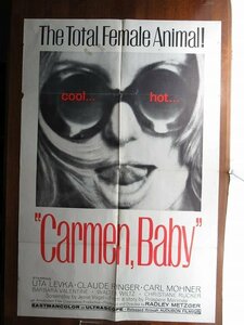 OG063/US版1sh 映画ポスター【Carmen, Baby】(カルメン・ベビー) 監督 ラドリー・メツガー /ORG 68/662