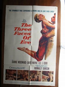 OG047/US版1sh 映画ポスター【 The Three Faces of Eve 】（イブの三つの顔）監督 ナナリー・ジョンソン/ORG 57/486