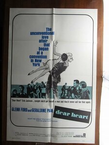 OG078/US版1sh 映画ポスター【Dear Heart】(ニューヨークの恋人) 監督 デルバート・マン /ORG 65/42