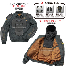 SALE　ベイツ キルティングジャケット SA-N2256（レッド　XLサイズ） メンズ 中綿入り　_画像5