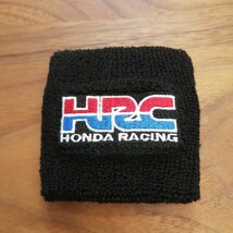 HONDA HRC RACING 黒 マスターシリンダーカバー_画像1