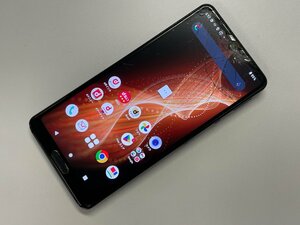 docomo SHARP AQUOS sense5G SH-53A ニュアンスブラック SIMロック解除済 ジャンク