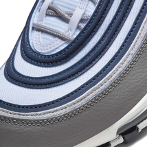 ☆NIKE AIR MAX 97 SE GEORGETOWN 灰/白/紺 28.5cm ナイキ エア マックス 97 SE ジョージタウン DV7421-001_画像6