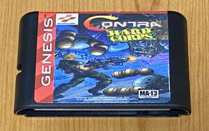 Genesis Contra Hard Corps [海外版 魂斗羅 ザハードコア] 箱説なし カセットのみ 検 : MD ジェネシス メガドライブ コントラ