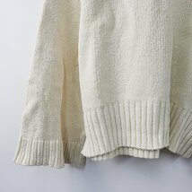 2020SS アパルトモン L'Appartement CTN FLARE S/L KNIT/オフホワイト コットン フレアスリーブ ワイド ニット【2400013609524】_画像5