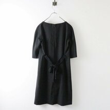 美品 ドレステリア DRESSTERIOR アンサンブル ドレス 36/ブラック トップス セット チュニック 羽織り 冠婚葬祭 スーツ【2400013595094】_画像6